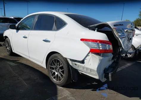 2015 Nissan Sentra S from USA, damaged, VIN 3N1AB7AP5FY222358